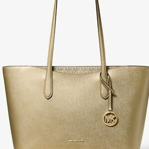 Michael Kors Gold Tote Bag
